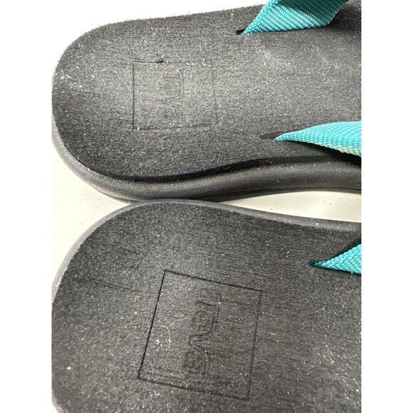 Teva Voya Unicorn Print Flip Flops Comfortable Casual Sandals Girls Size 13 - Picture 7 of 12